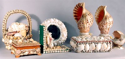 Lot 137 - Miscellaneous Group of Eight Shell Ware...