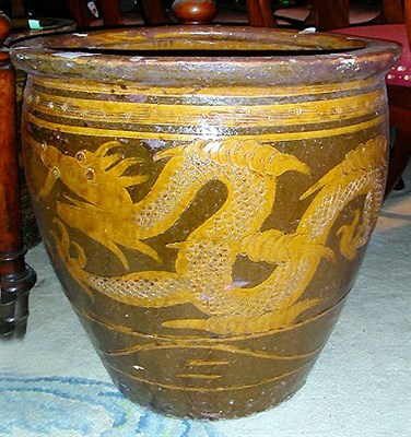 Lot 195 - Group of Three Chinese Pottery Cachepots