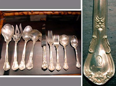 Lot 484 - Sterling Silver Flatware Service Approximately...