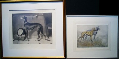 Lot 61 - Henry Wilkinson [GREYHOUNDS IN A LANDSCAPE]...