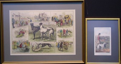 Lot 65 - After Henry Alken [GREYHOUNDS] Hand-colored...