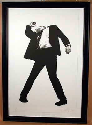Lot 286 - Robert Longo RICK Lithograph printed in black...