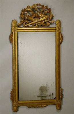Lot 395 - Italian Neoclassical Gilt-Wood Mirror Early...