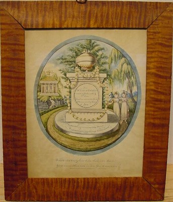 Lot 1 - British School 19th Century MEMORIAL TO...