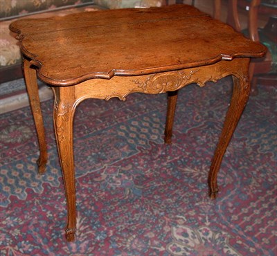 Lot 531 - Rococo Style Oak Center Table