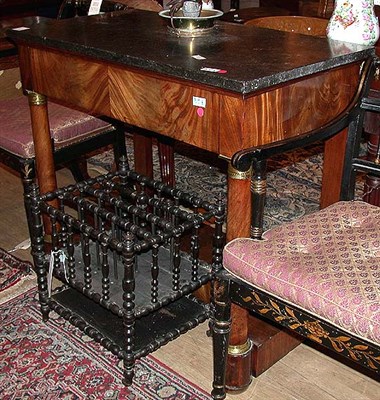 Lot 410 - Empire Gilt-Bronze Mounted Marble Top Mahogany...