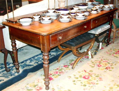 Lot 335 - French Provincial Fruitwood Farm Table