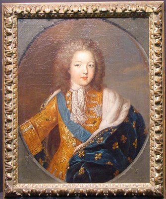 Lot 142 - Studio of Hyacinth Rigaud PORTRAIT OF LOUIS XV...