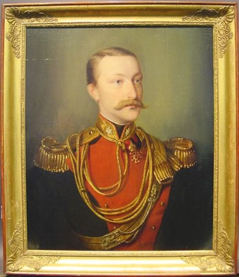 Lot 99 - Russian School 19th Century PORTRAIT OF AN...