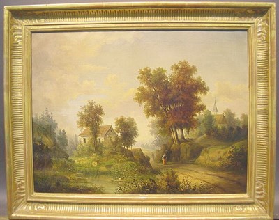 Lot 7 - Bauer German, 19th century FIGURES ON A...