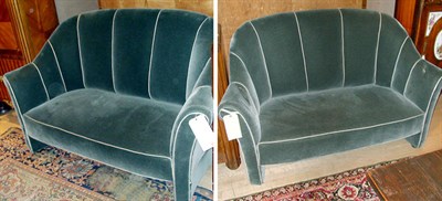 Lot 260 - Pair of Upholstered Sofas After a design by...