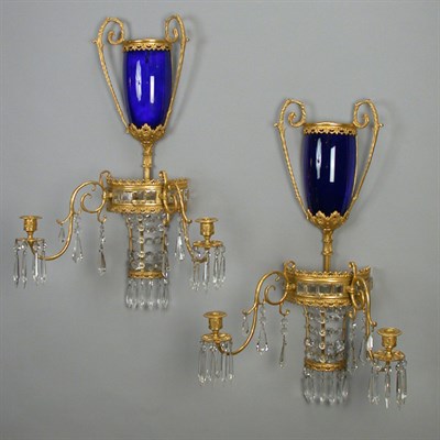 Lot 305 - Pair of Russian Neoclassical Style Gilt-Bronze...