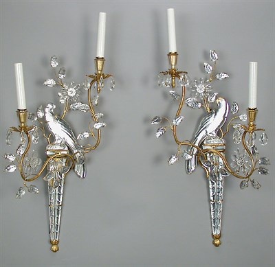 Lot 293 - Pair of Continental Rococo Style Gilt-Bronze...