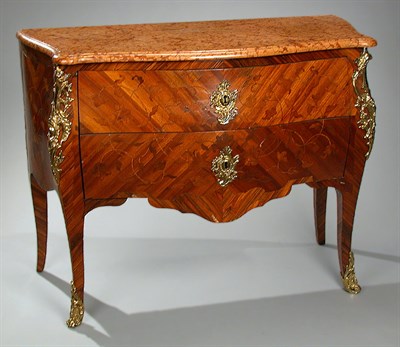 Lot 54 - Louis XV Kingwood and Tulipwood Gilt-Bronze...