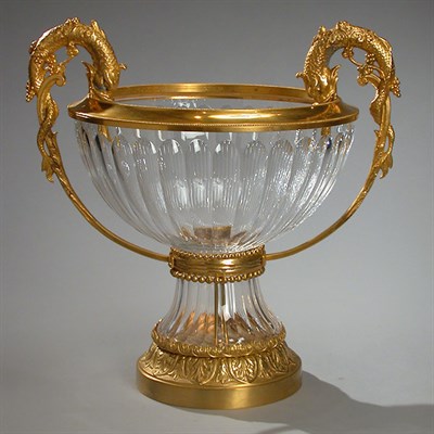 Lot 288 - Louis XVI Style Gilt-Bronze Mounted Baccarat...