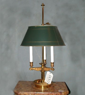 Lot 208 - Empire Style Gilt-Bronze Bouillotte Lamp The...