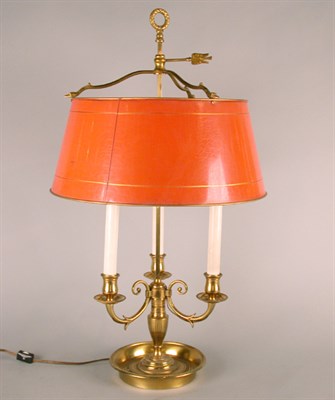 Lot 182 - Louis XVI Style Gilt-Bronze Bouillotte Lamp...