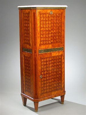 Lot 25 - Louis XVI Style Gilt-Bronze Mounted Parquetry...