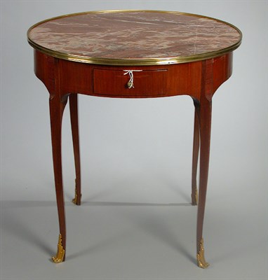 Lot 198 - Louis XV Style Gilt-Bronze Mounted Mahogany...