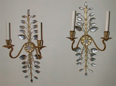 Lot 205 - Pair of Continental Rococo Style Gilt-Metal...