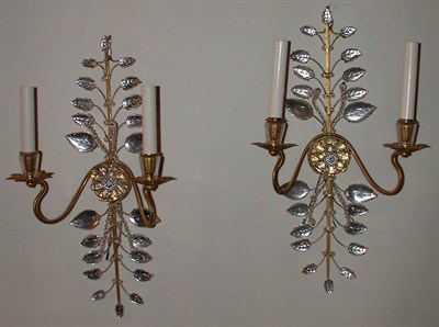 Lot 217 - Pair of Continental Rococo Style Gilt-Metal...