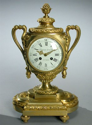 Lot 43 - Louis XVI Style Gilt-Bronze Mantel Clock 19th...
