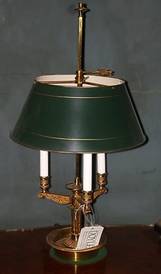 Lot 132 - Louis XVI Style Gilt-Bronze Bouillotte Lamp...