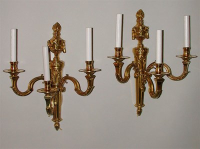 Lot 184 - Pair of Louis XVI Style Gilt-Bronze...