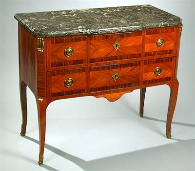 Lot 257 - Louis XV/XVI Gilt-Bronze Mounted Kingwood...