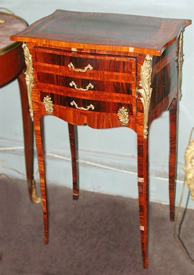 Lot 131 - Louis XV Style Gilt-Bronze Mounted Inlaid...