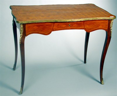 Lot 123 - Louis XV Style Gilt-Bronze Mounted Parquetry...