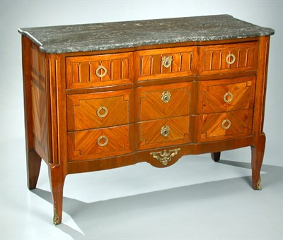 Lot 279 - Louis XV/XVI Gilt-Bronze Mounted Inlaid...