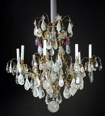 Lot 316 - Louis XV Style Gilt-Bronze, Rock Crystal,...