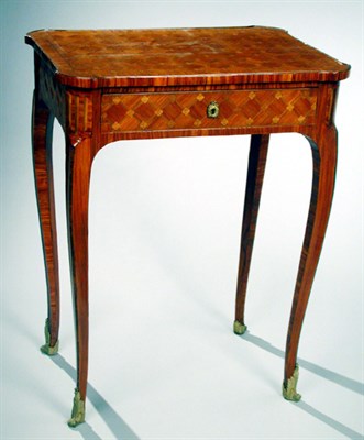 Lot 202 - Louis XV Parquetry Kingwood Table a Ecrire...