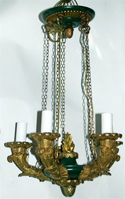 Lot 10 - Empire Style Gilt and Patinated-Bronze...
