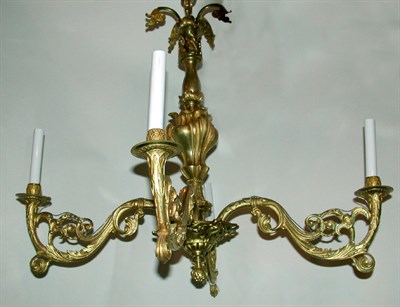 Lot 80 - Louis XV Style Gilt-Bronze Four-Light...