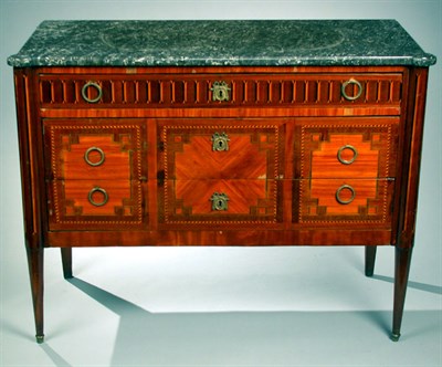 Lot 3 - Louis XVI Tulipwood, Olivewood and Kingwood...