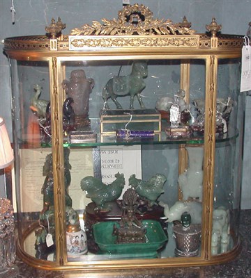 Lot 27 - Louis XVI Style Gilt-Bronze and Glass Vitrine...