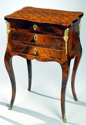 Lot 31 - Louis XV Style Parquetry Table a Chiffonniere...