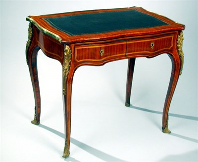 Lot 106 - Louis XV Style Gilt-Bronze Mounted Inlaid...