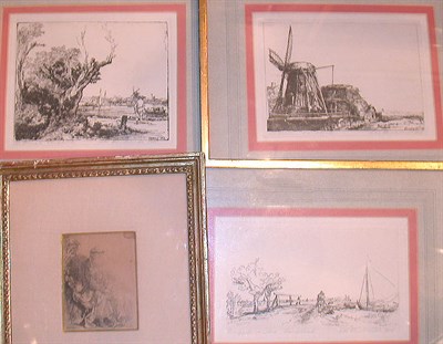 Lot 185 - After Rembrandt THE OMVAL Reproduction,...