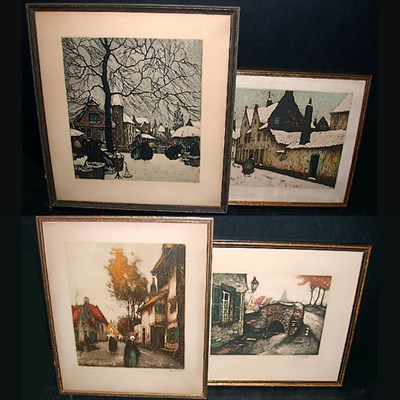 Lot 176 - Julien Celos [MARKET SCENE] and [THE RETURN...