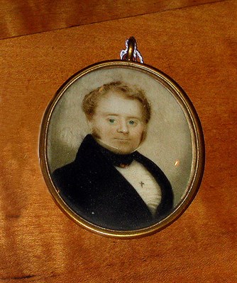 Lot 104 - American School 19th Century PORTRAIT OF A MAN...