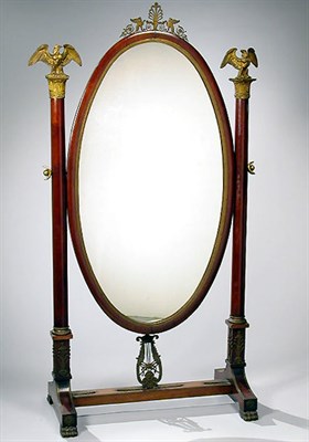 Lot 322 - Empire Style Gilt-Bronze Mounted Mahogany...