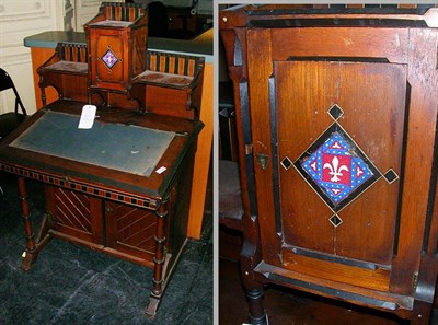 Lot 230 - Aesthetic Movement Part Ebonized Parcel Gilt...