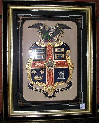 Lot 124 - Painted Military Record Late 19th century...