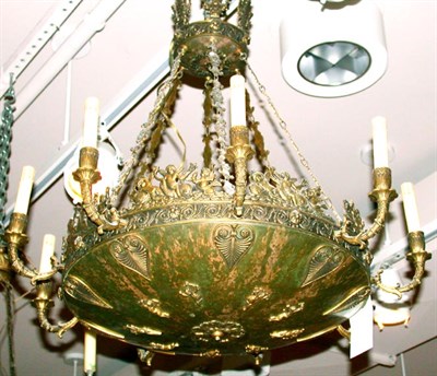 Lot 629A - Empire Style Gilt and Patinated-Metal...