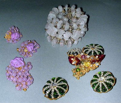 Lot 471 - Miscellaneous Group of Miriam Haskell Jewelry...