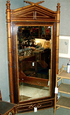 Lot 271 - Continental Faux Bamboo Maple and Burl-Wood...