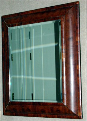 Lot 300 - Georgian Style Burl-Wood Mirror